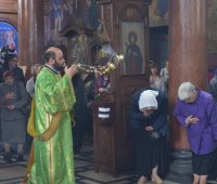 14.10.2018 г. - Преп. Параскева - Петка Търновска ( Петковден ). Архиерейска св. Литургия в храм 
