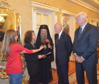 18.10.2019 г. - Посещение на Негово Величество българския цар Симеон и княз Никита Любенов - Ростовски при Негово Високо Преосвещенство Пловдивския митрополит Николай.