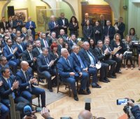 11.11.2019 г. - Клетва на новоизбрания кмет на Община Пловдив, Здравко Димитров в зала Съединение. Молебен в митрополитския храм 