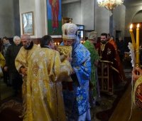 15.12.2019 г. - Архиерейска света Литургия в 11 Неделя на светите Праотци в град Белово.