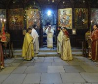 05.04.2020 г. - 5 Неделя на Великия пост - на преп. Мария Египетска. Архиерейска света Литургия в катедрален храм 