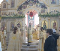 09.05.2020 г. - Пренасяне мощите на св. Николай Мирликийски Чудотворец. Архиерейска св. Литургия в храм „Св. Николай“, гр. Пловдив, р-н „Западен“.